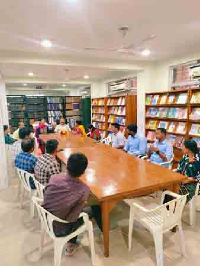 Celebrating incredible journey and retirement of Mr. Jalandhar Jena, Senior Library Attendant on 31st July 2024