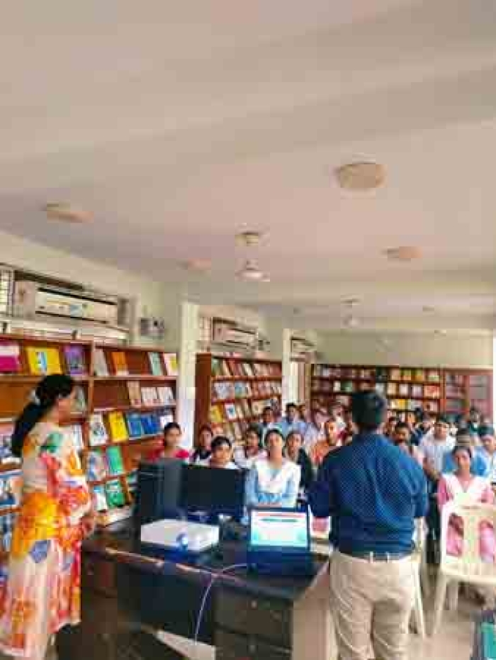  Institute Library of RIE Bhubaneswar conducted an orientation session for newly admitted B.Sc B.Ed (PCM) students on effective use of library resources on  27.08.2024 . Practical exposure to different library resources was given to the students.