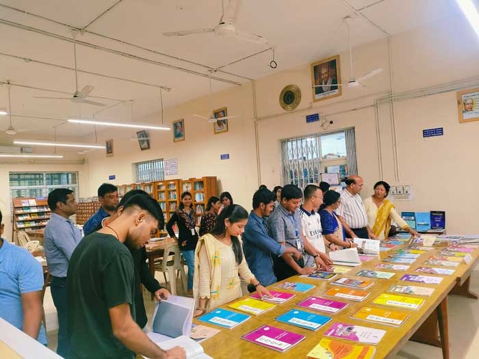 Book Display on Day-1 (TLM) for Celebration of Shiksha Saptah 2024, on the eve of 4th Anniversary of NEP 2020