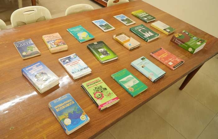 Books on Environment were exhibited in the Library on the occasion of Work Environment Day on 5th June 2024