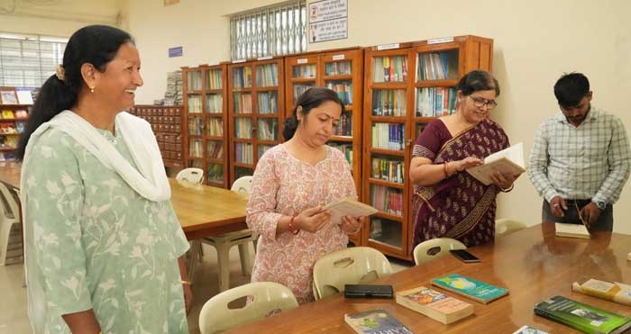 Books on Environment were exhibited in the Library on the occasion of Work Environment Day on 5th June 2024