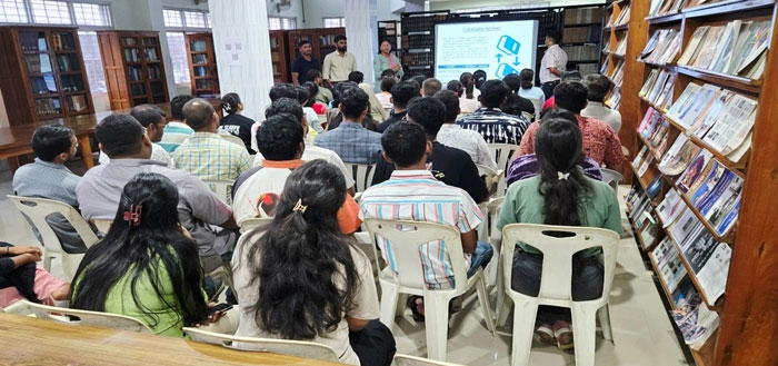 Institute Library of RIE Bhubaneswar conducted an orientation session for newly admitted students