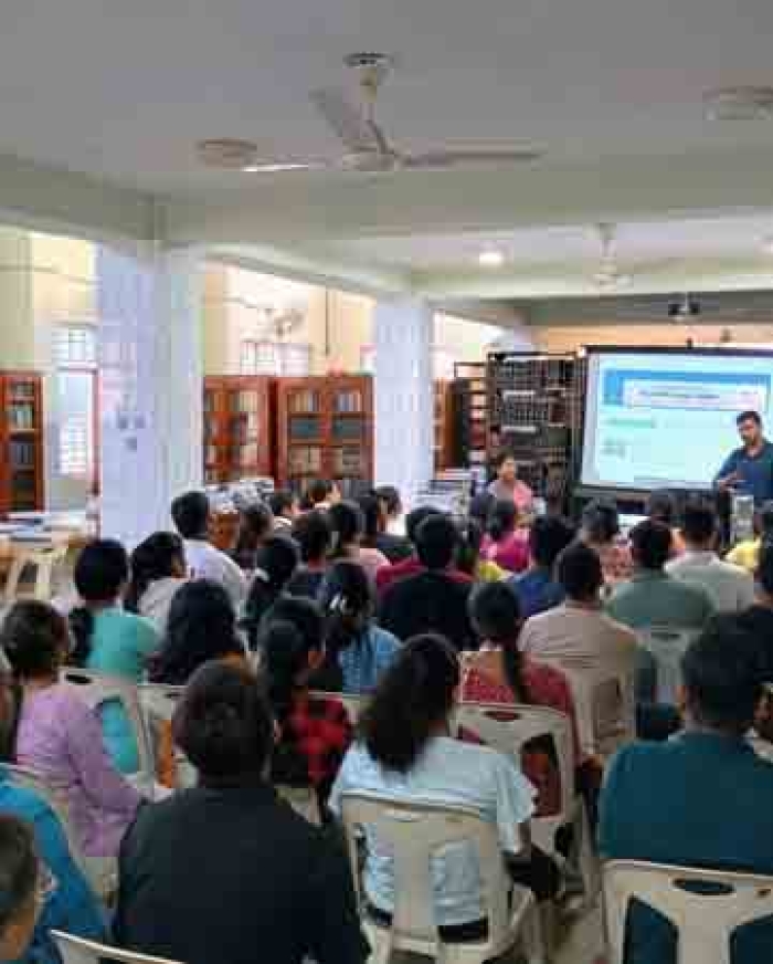 Glimpses of the Orientation session for newly admitted B.Ed. (Science) students conducted in RIE Bhubaneswar Library on 10th September 2024