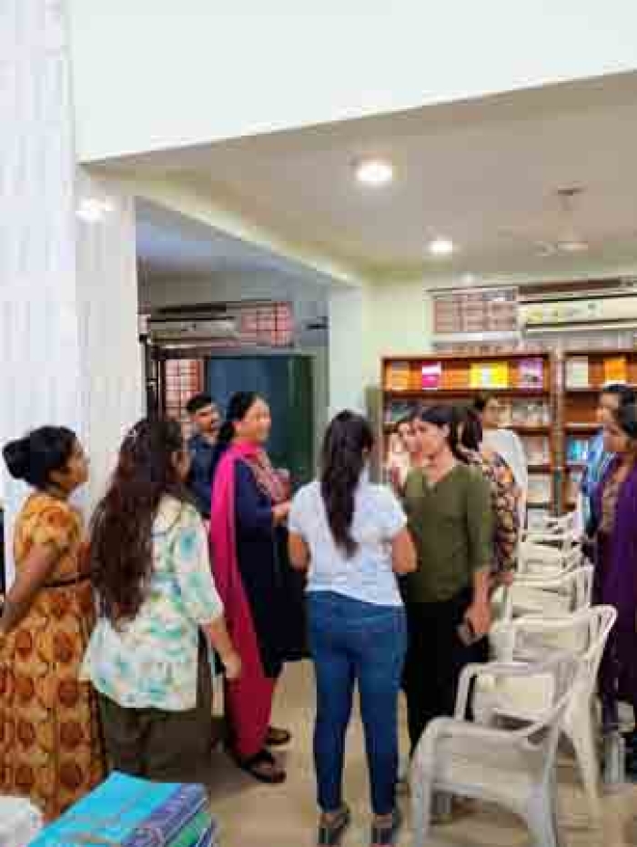 Institute Library of RIE Bhubaneswar conducted an orientation session for newly admitted M.Ed. students on effective use of library resources on 9th September 2024 . Practical exposure to different library resources was given to the students