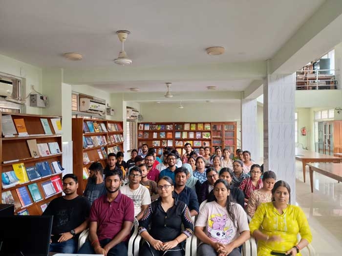 Glimpses of orientation session of newly admitted students of B.Ed. (Arts) conducted by Institute Library. Of R.I.E. Bhubaneswar on 12.09.2024.