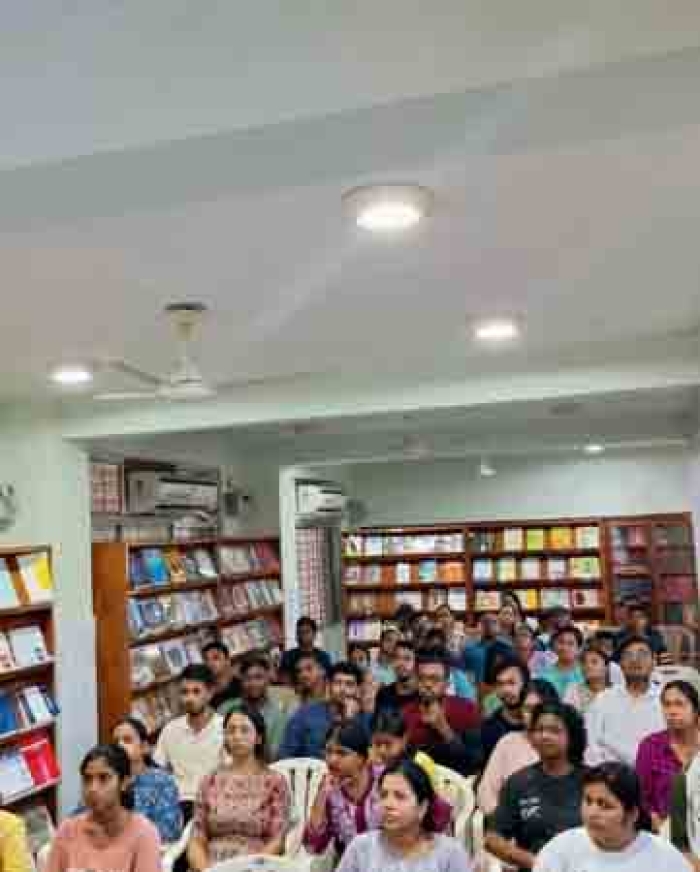 Glimpses of the Orientation session for newly admitted B.Ed. (Science) students conducted in RIE Bhubaneswar Library on 10th September 2024