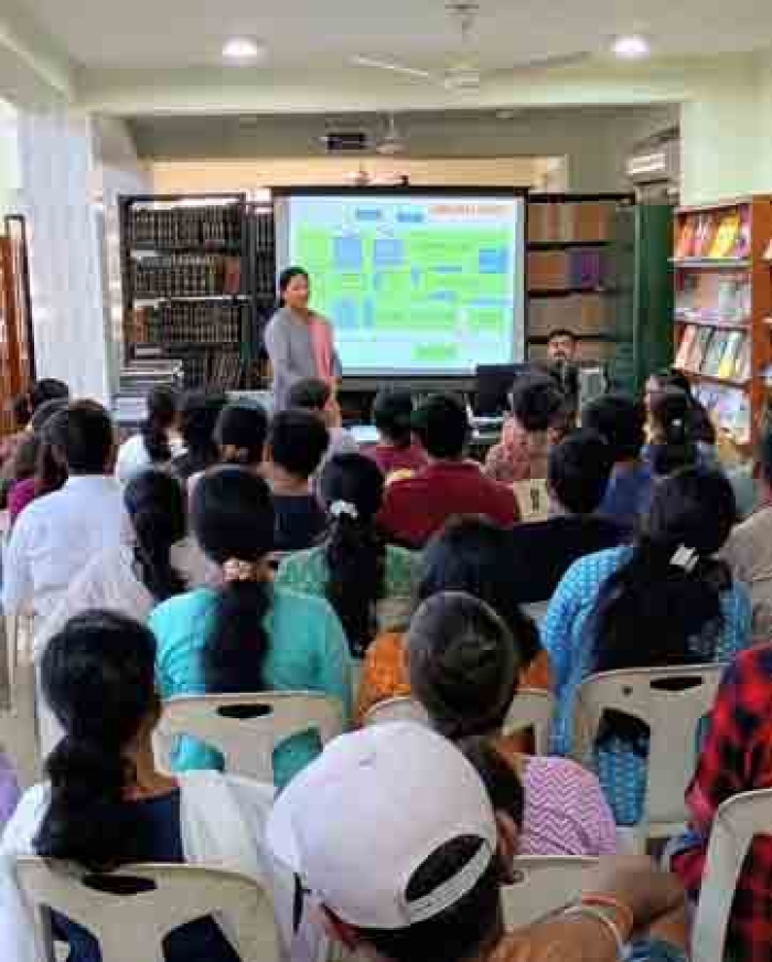 Glimpses of the Orientation session for newly admitted B.Ed. (Science) students conducted in RIE Bhubaneswar Library on 10th September 2024