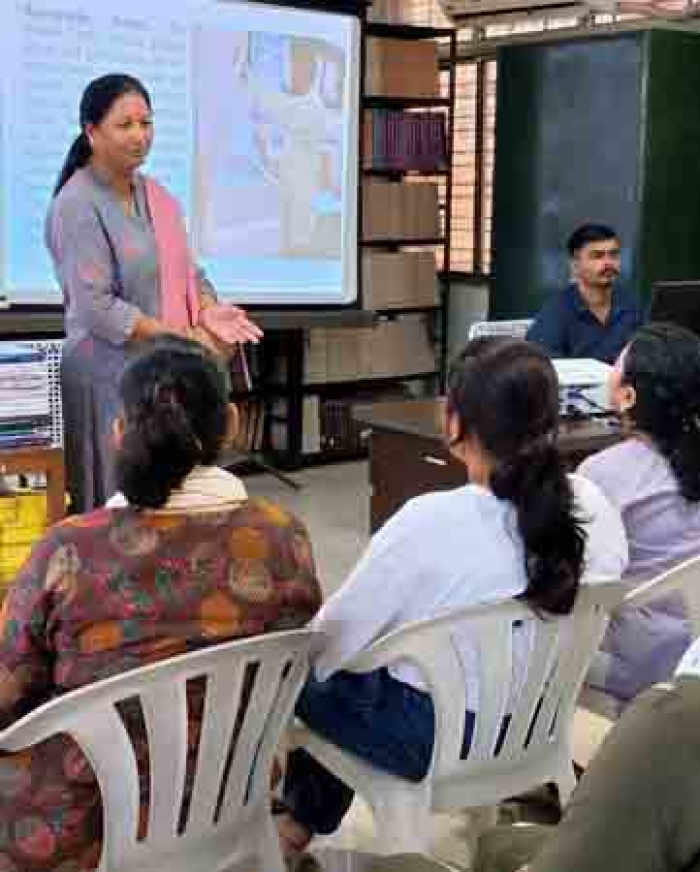 Glimpses of the Orientation session for newly admitted B.Ed. (Science) students conducted in RIE Bhubaneswar Library on 10th September 2024