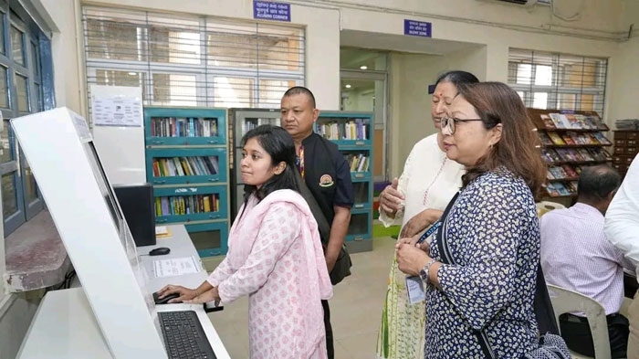 Faculty member from DIET Aizawl, Mizoram Visits to Institute Library, RIE Bhubaneswar on 18.03.2025. Explore the Library Resources and Services of the Institute Library.