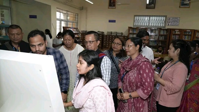 Faculty member from DIET Aizawl, Mizoram Visits to Institute Library, RIE Bhubaneswar on 18.03.2025. Explore the Library Resources and Services of the Institute Library.