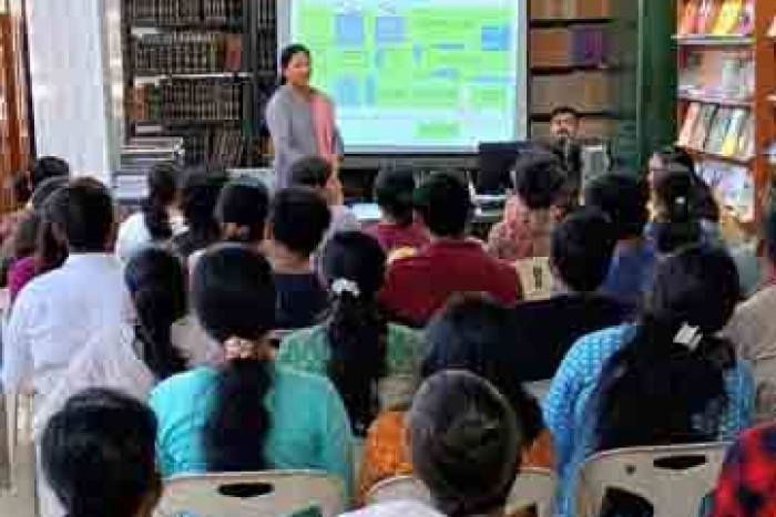 Glimpses of the Orientation session for newly admitted B.Ed. (Science) students conducted in RIE Bhubaneswar Library on 10th September 2024